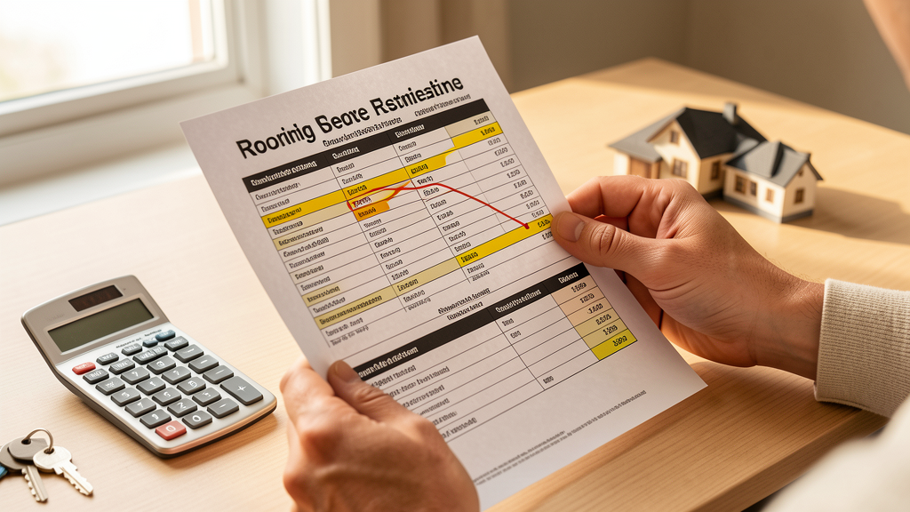 How to Read a Roofing Estimate (Line by Line)